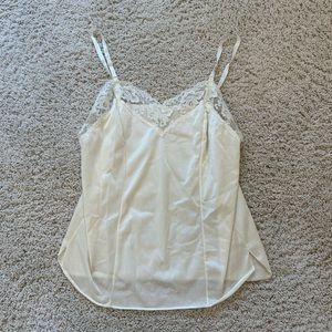 White lace vintage cami